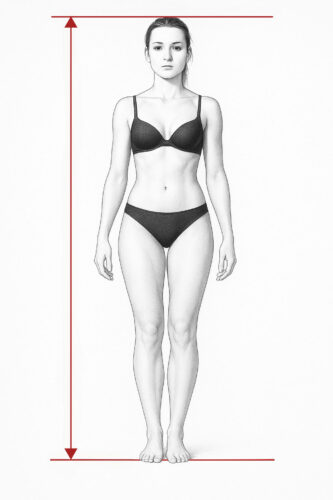 Körpergröße: vom Scheitel bis zur Sohle