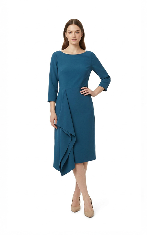 Kleid mit dekorativem Rockteil