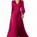 Maxikleid mit Dekoknöpfen