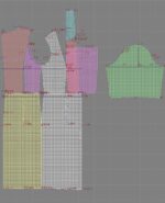 2512 - Платье с декоративными лацканами — изображение 3