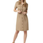 Kleid mit Knopfleiste