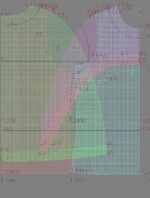 2117 - Bluse mit Umhang – Bild 3