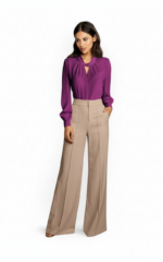 Hose mit weitem Bein