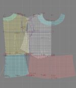 2534 - Bluse mit Falten – Bild 3