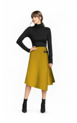 4755 - Юбка с декоративным запахом