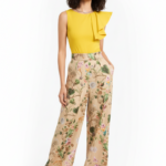 Top mit Volant-Ärmel