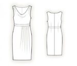 4373 - Платье с горловиной качель — изображение 2