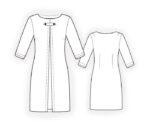 4430 - Платье с декоративной складкой — изображение 2