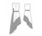 2538 - Asymmetrisches Kleid – Bild 2