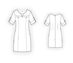 4568 - Kleid mit Passe – Bild 2