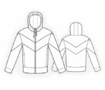 6137 - Hoodie mit Kapuze – Bild 2