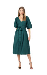 2168 – Платье с объемным рукавом