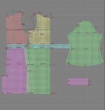 2218 - Kleid mit weitem Ärmel – Bild 4