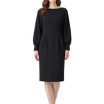 Kleid mit weitem Ärmel