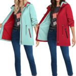 Doppelseitige Windjacke