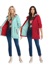 Doppelseitige Windjacke