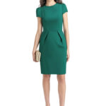 2555 - Платье со складками