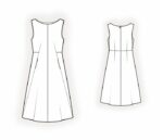 2558 - Kleid mit diagonalem Relief – Bild 2