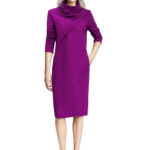 2559 – Платье с декоративной складкой