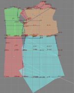 4362 - Платье-футляр со складками — изображение 3