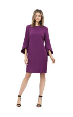 Kleid mit Ziermanschetten