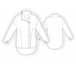 2587 - Asymmetrisches Hemd – Bild 2