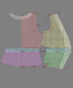 2592 – Жилет со сборкой под грудью — изображение 3