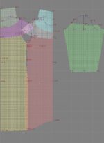 2176 – Платье с имитацией застежки-молнии — изображение 3