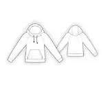 6141 - Kapuzensweatshirt mit Raglanärmel – Bild 2