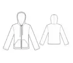 6142 - Hoodie mit Reißverschluss – Bild 2