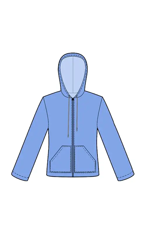 Hoodie mit Reißverschluss