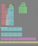 2093 - Kleid mit Rüschen – Bild 5