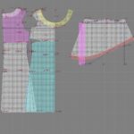 2378 - Kleid mit Chiffon-Ärmeln – Bild 4