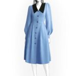 Kleid mit Knopfleiste