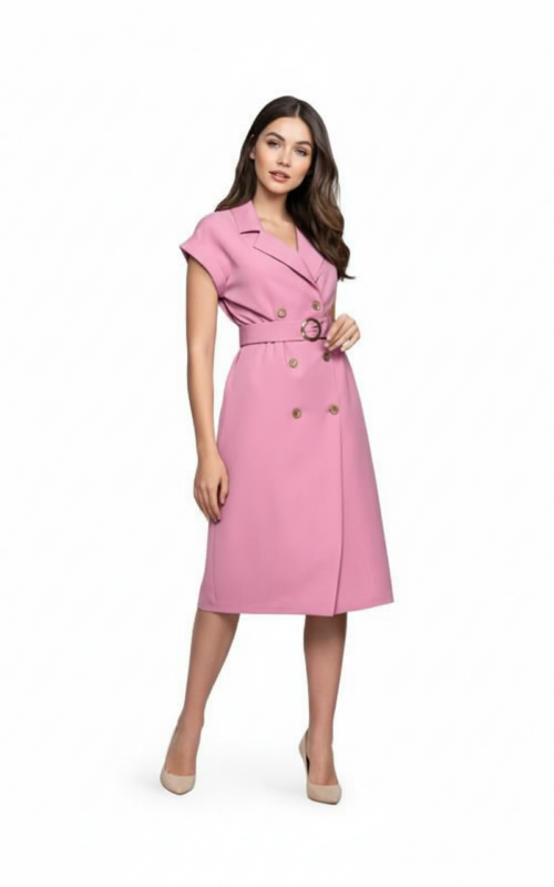 Kleid mit angesetztem Ärmel