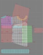 2382 – Zweifarbige Bluse – Bild 4