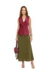 Weste mit geformter Vorderkante