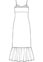 Schnittmuster Damenkleid Trägerkleid