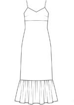 Schnittmuster Damenkleid Trägerkleid