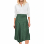 Rock mit Einsatz Schnittmuster