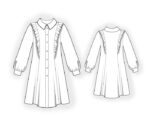 2771 - Hemdblusenkleid mit Rüschen – Bild 2