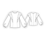 Schnittmuster nach Maß - Bluse mit Rüschen