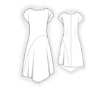 Schnittmuster nach Maß - Kleid mit Einsatz