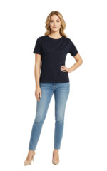 5922 - T-Shirt mit Falten – Bild 4