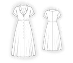 2762 - Kleid mit angeschnittenem Ärmel – Bild 2