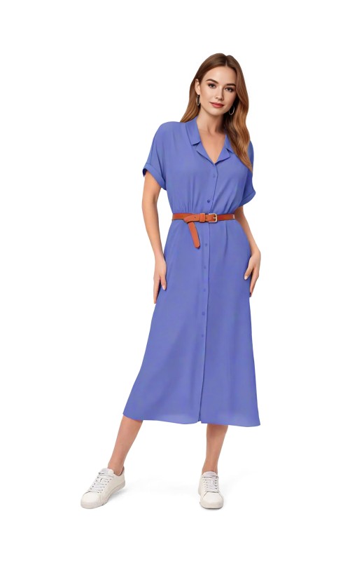 Kleid mit angeschnittenem Ärmel