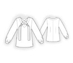 2793 - Bluse mit dekorativem Ausschnitt – Bild 2