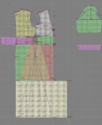 2124 - Kleid mit zweistufigem Rock – Bild 3