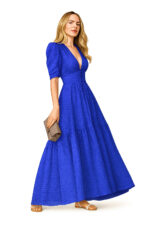 Kleid mit zweistufigem Rock Schnittmuster