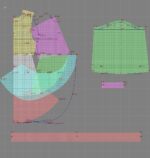 2158 - Wickelkleid mit Volants – Bild 3